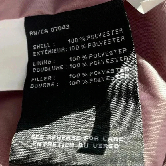 New Balance Women's dusty Rose short quilted puffer  coat sz 3 X - Picture 3 of 6